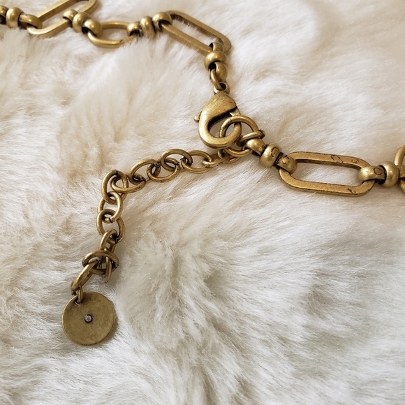 STELLA & DOT Long Bohemian Statement Fringe Pendant Necklace - Picture 4 of 6